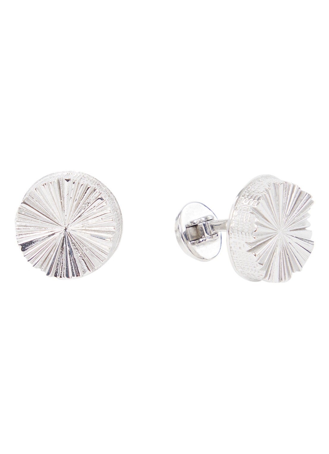 City Cufflinks Amsterdam Canal manchetknopen van zilver - voorkant zilver