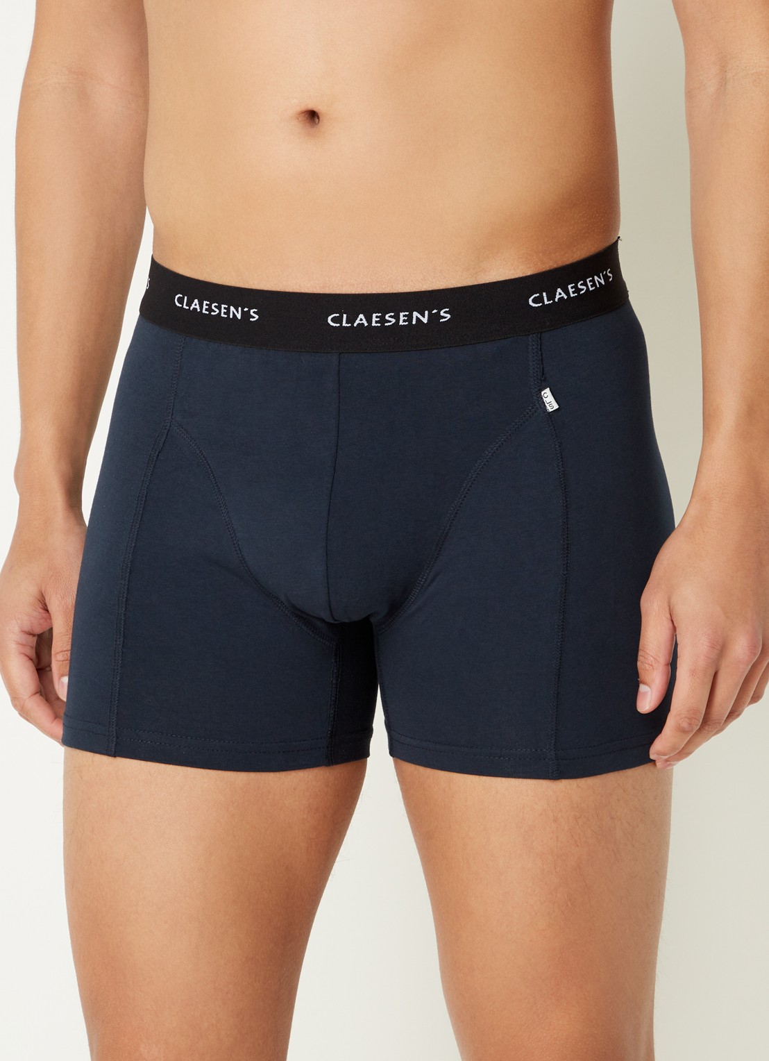 Claesen's Boston boxershorts in 2-pack - voorkant 2 donkerblauw