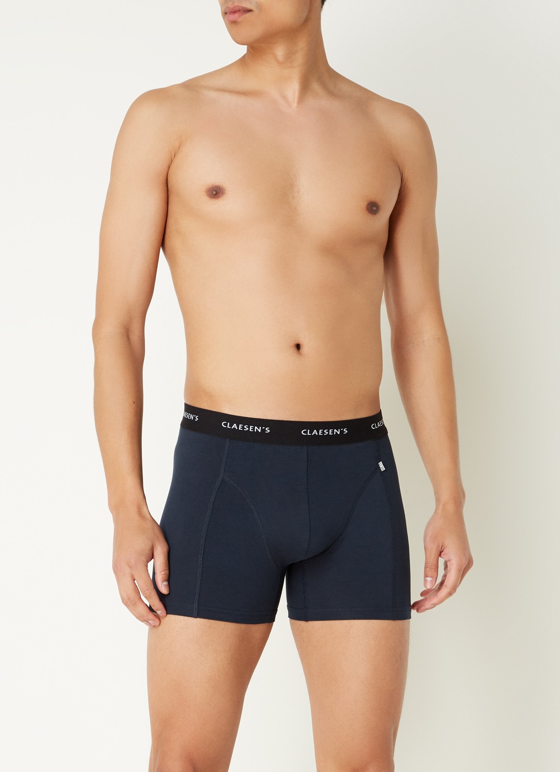 Claesen's Boston boxershorts in 2-pack - voorkant 3 donkerblauw