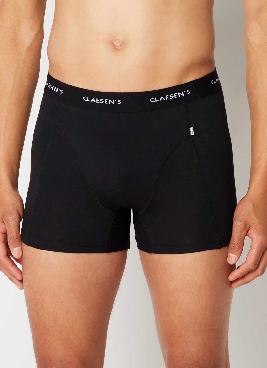 Claesen's Boxershorts in 3-pack  - voorkant 3 zwart