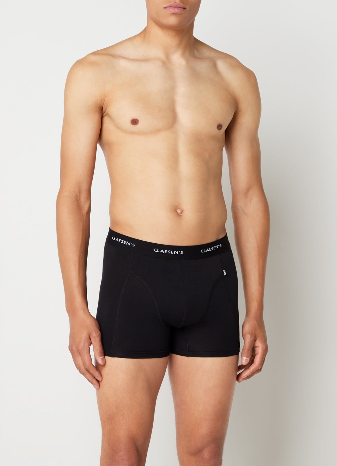 Claesen's Boxershorts in 3-pack  - voorkant 4 zwart