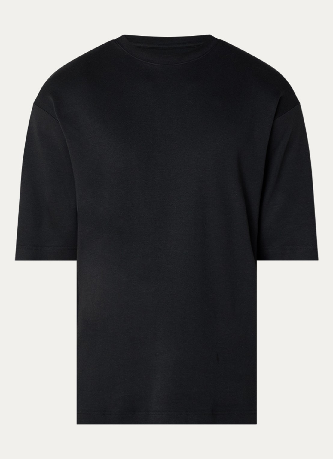Claesen's T-shirt met ronde hals - voorkant 2 zwart