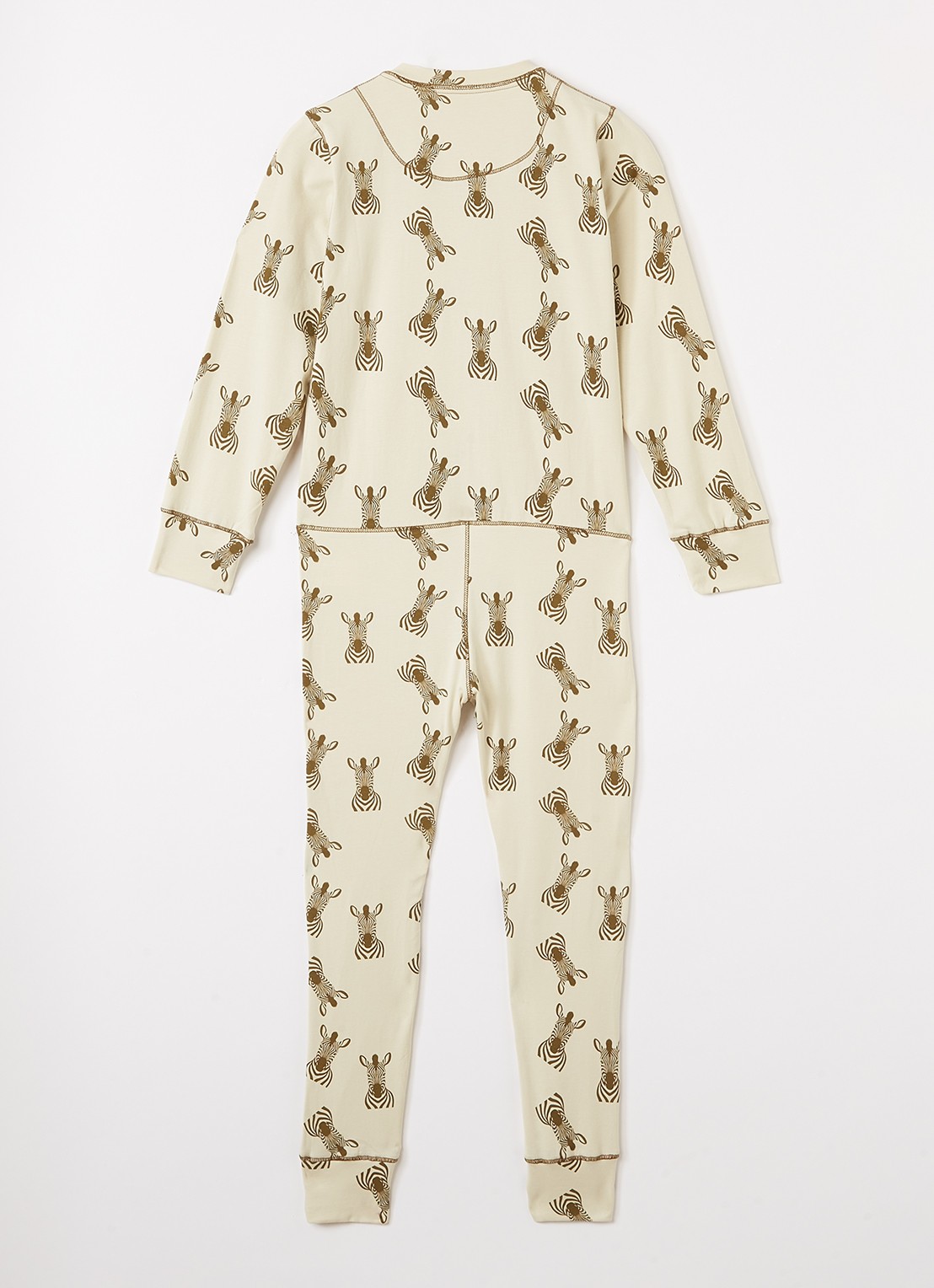 Claesens Pyjama met print - voorkant 2 beige