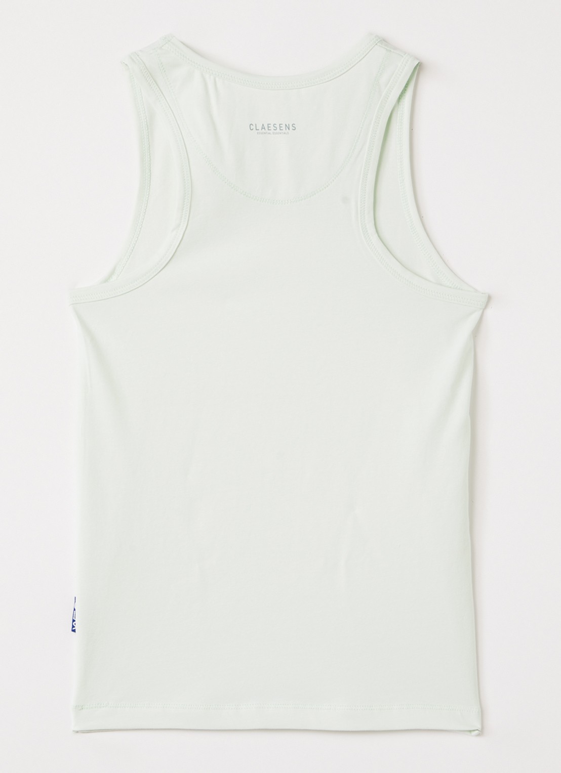 Claesens Singlet van katoen - voorkant 2 lindegroen