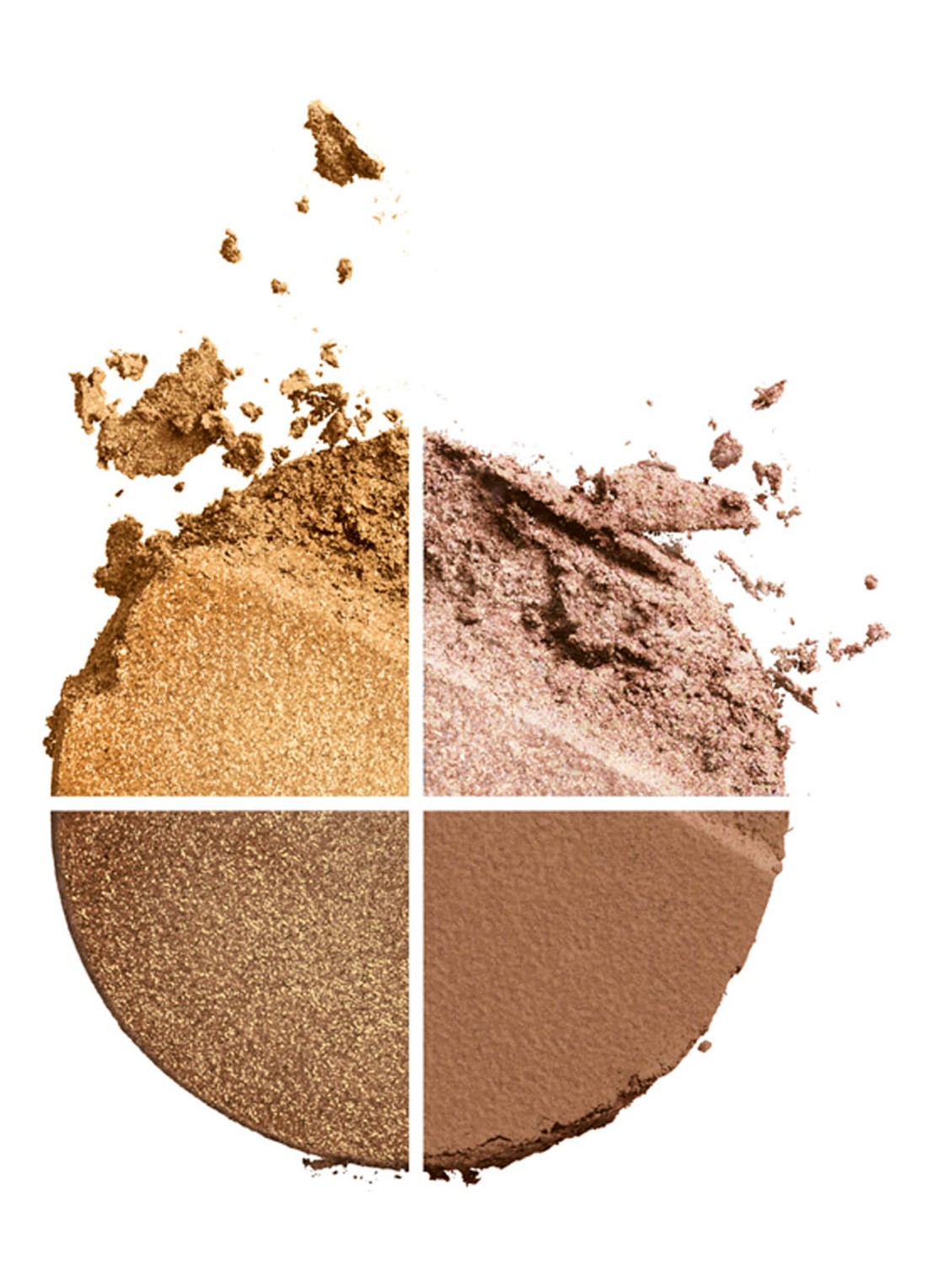 Clarins Ombre 4 Couleurs - oogschaduw palette - detail 4 07 - bronze gradation