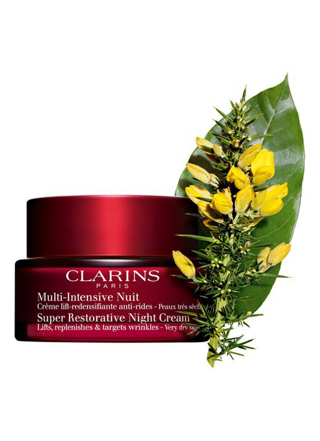 Clarins Super Restorative Night Cream Very Dry Skin - nachtcrème - voorkant 2 multicolor