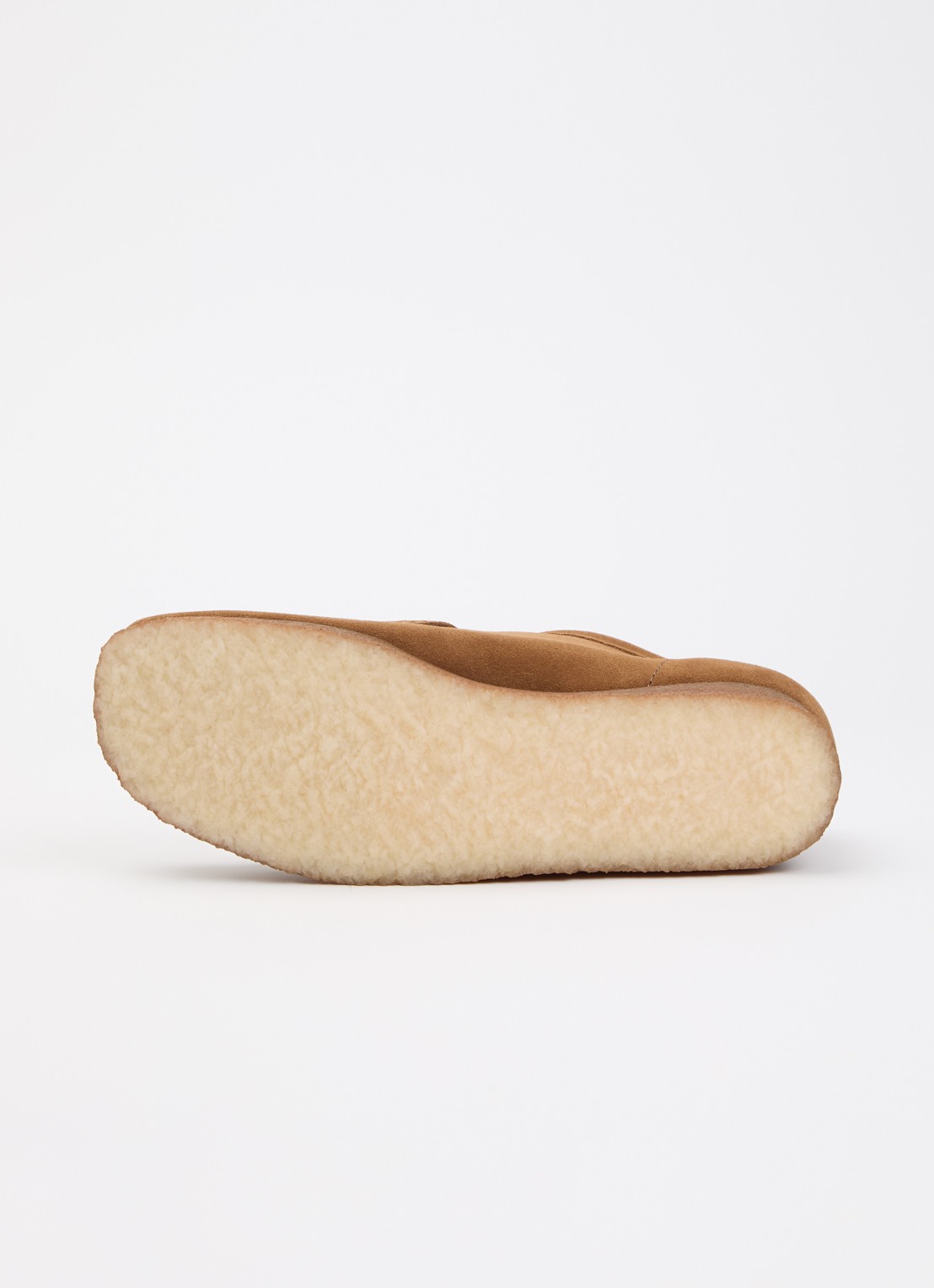 Clarks Originals Wallabee veterschoen van suède - detail 5 cognac