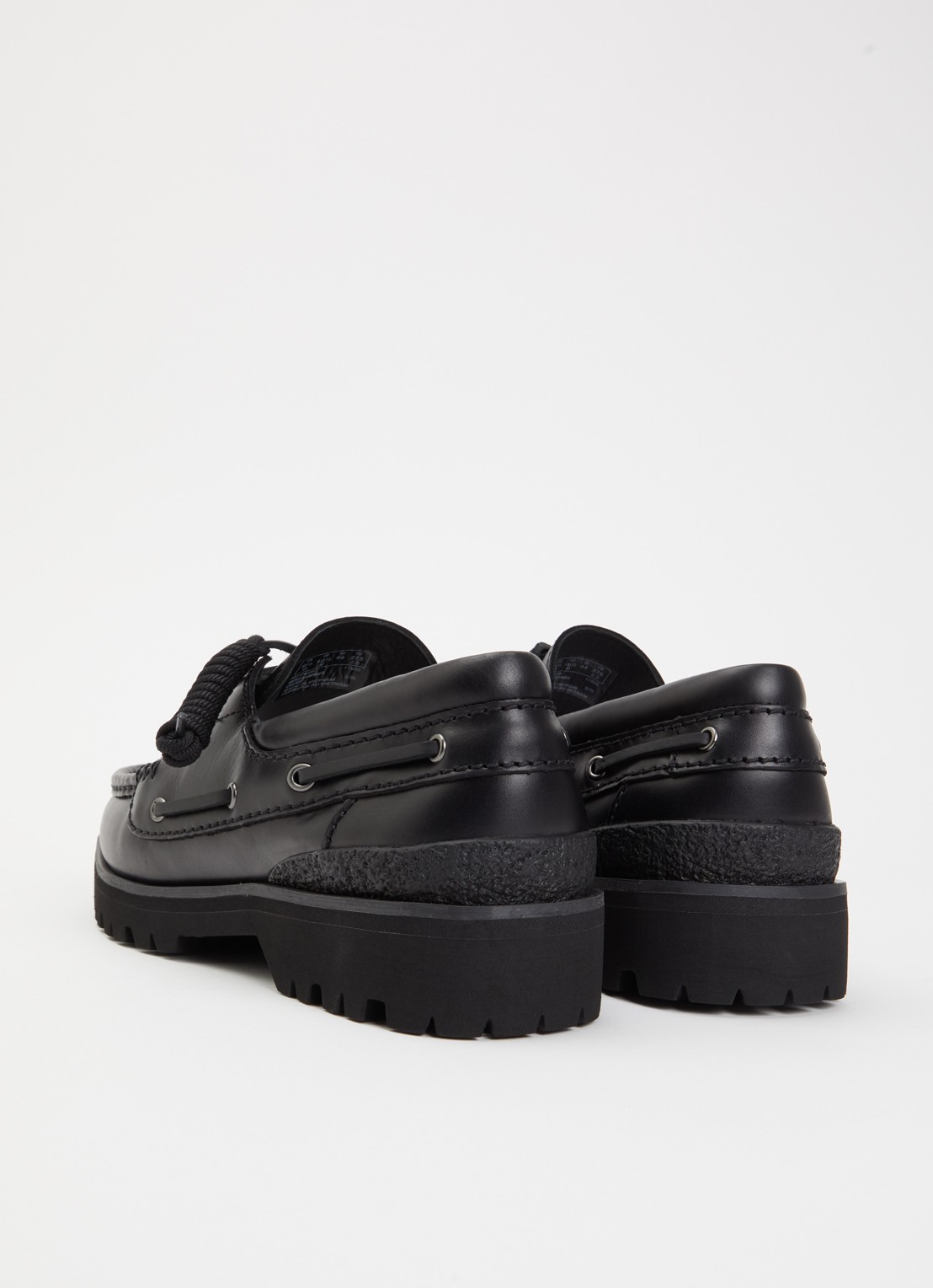 Clarks Originals Yukoner bootschoen van leer - achterkant 5 zwart
