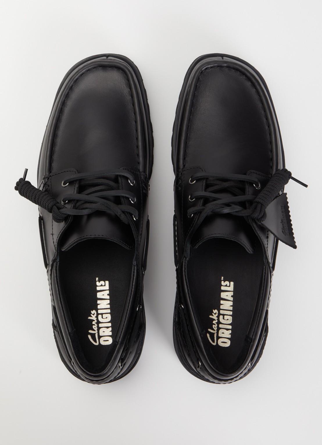 Clarks Originals Yukoner bootschoen van leer - detail 3 zwart