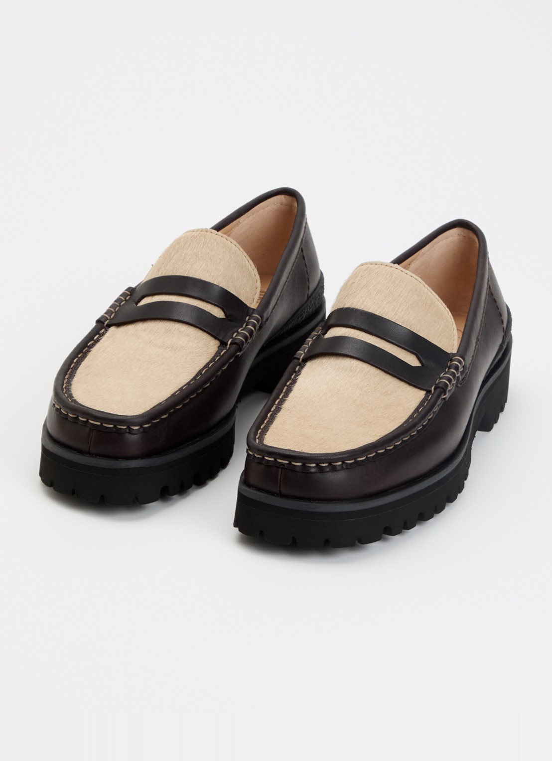 Clarks Originals Yukoner loafer van leer  - detail 2 bruin