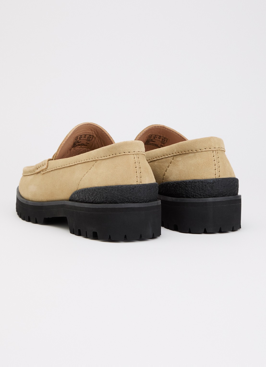 Clarks Originals Yukoner loafer van suède - achterkant 2 camel
