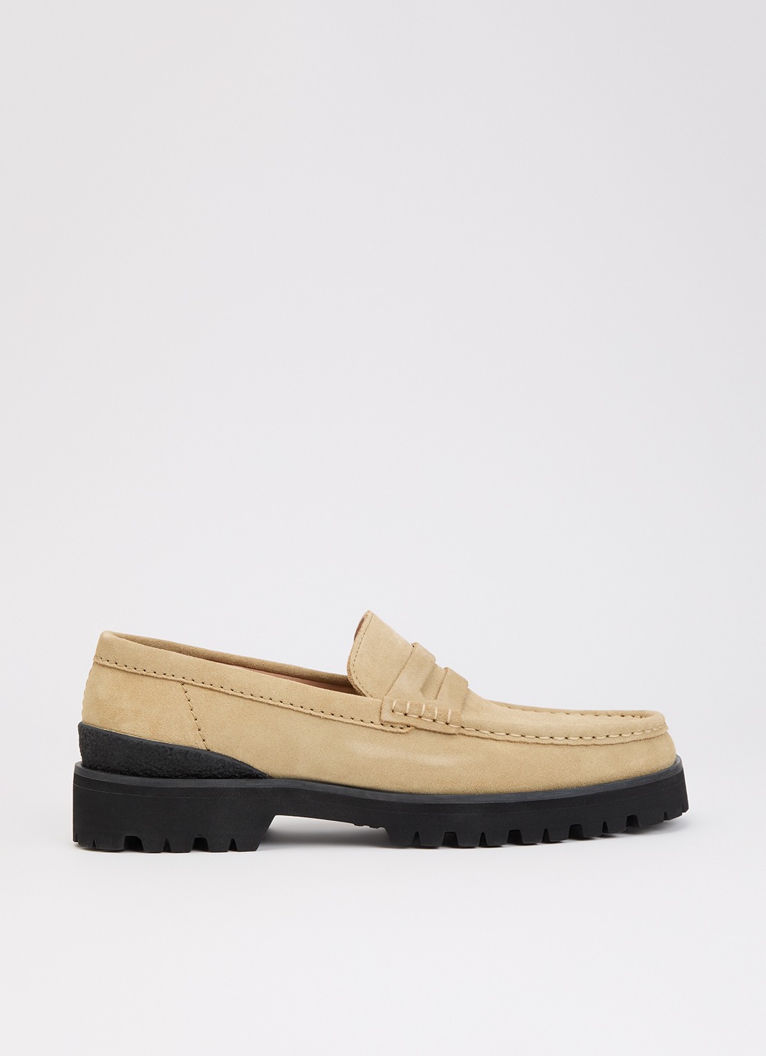 Clarks Originals Yukoner loafer van suède - voorkant camel