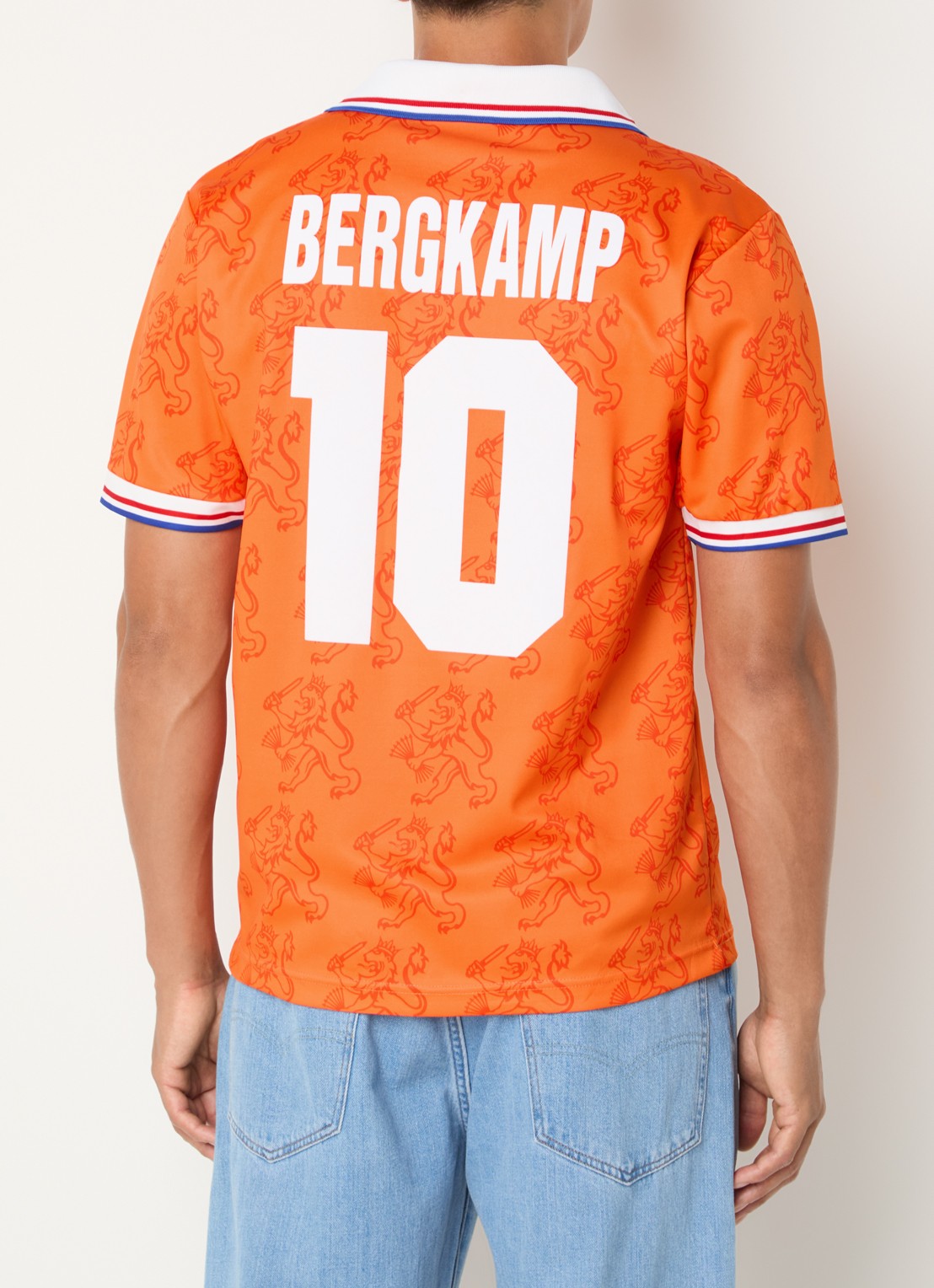 Classic Football Shirts 1994 Netherlands Bergkamp - achterkant 4 oranje