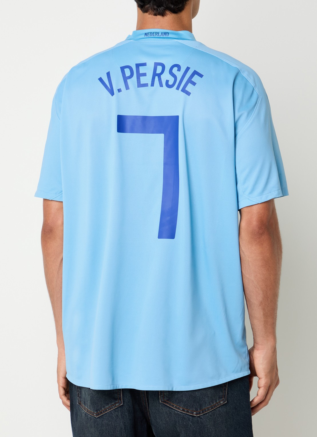 Classic Football Shirts 2008-10 Netherlands Van Persie voetbalshirt - detail 3 blauw