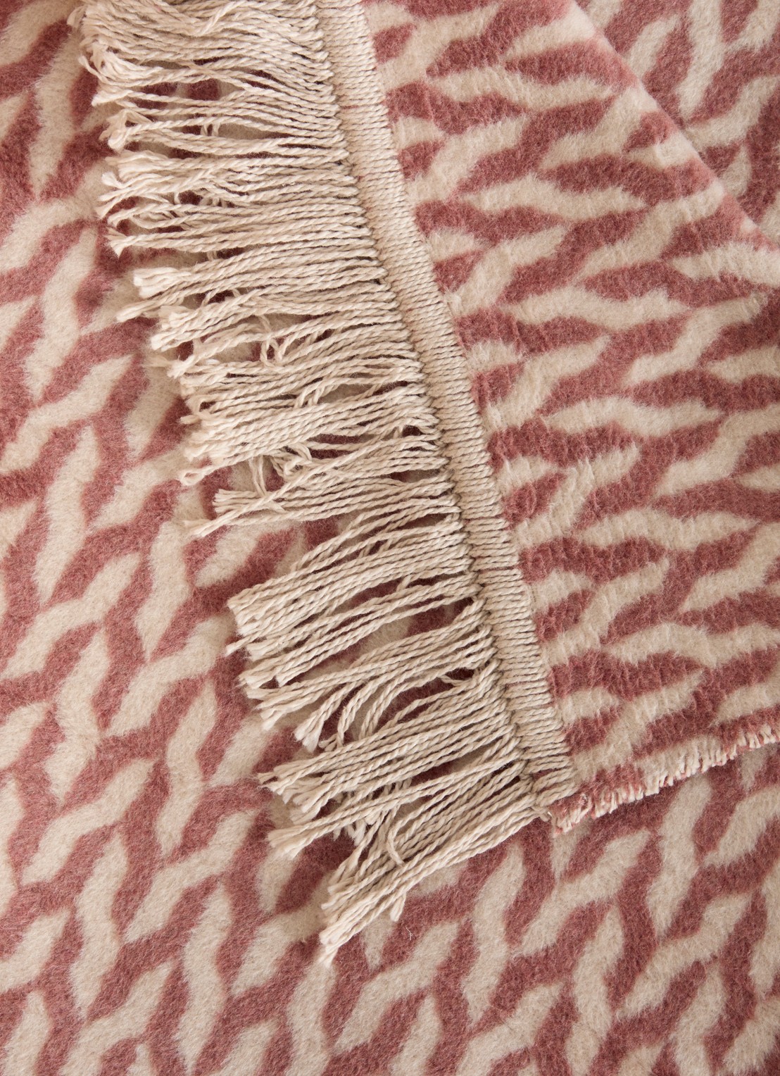Claudi Aphos Plaid 150 x 200 cm - detail 3 oudroze