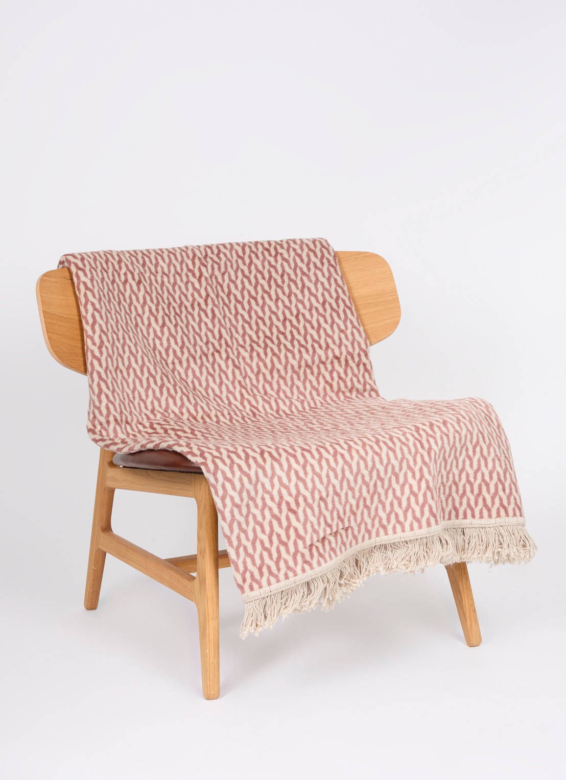 Claudi Aphos Plaid 150 x 200 cm - voorkant 2 oudroze