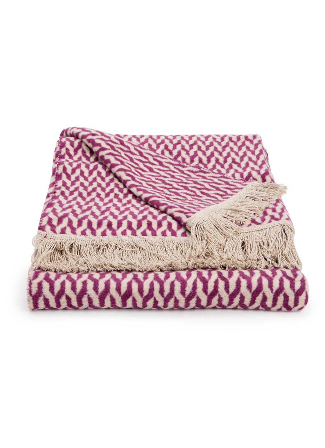 Claudi Aphos Plaid 150 x 200 cm - voorkant 2 violet