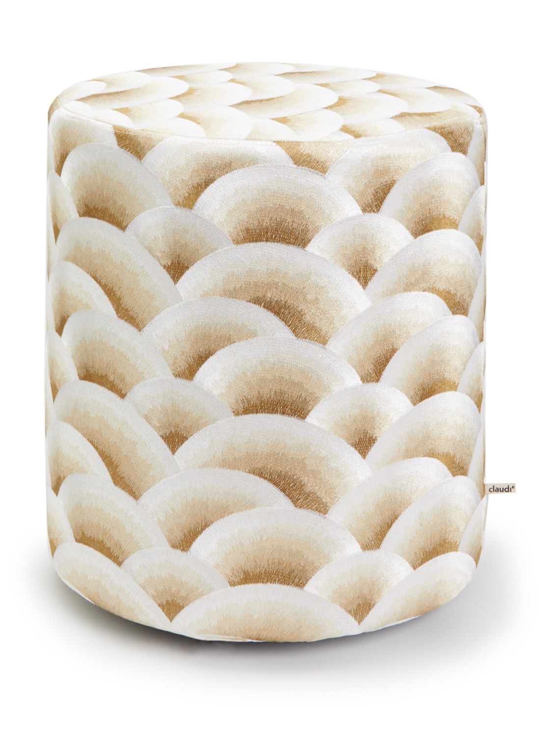 Claudi Arco poef 45 cm - voorkant goud