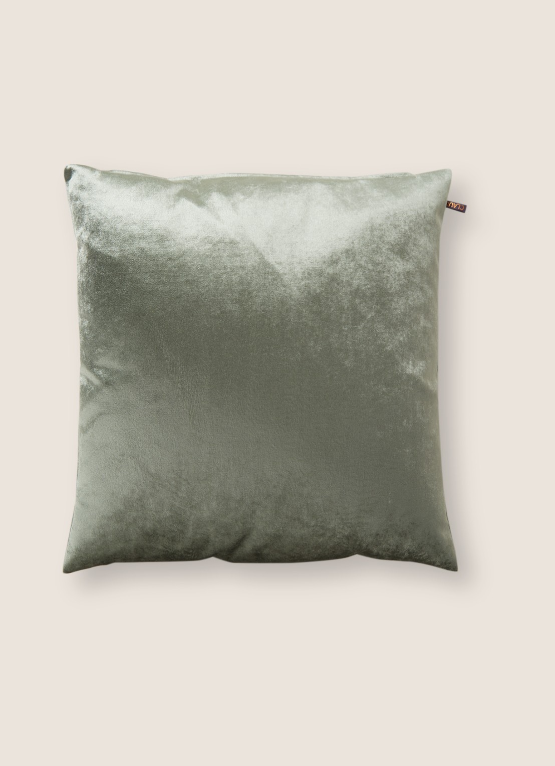 Claudi Bandi sierkussen 50 x 50 cm  - voorkant 2 groen