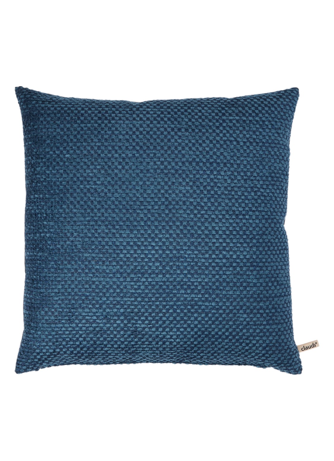 Claudi Barbara sierkussen 45 x 45 cm - voorkant 3 indigo