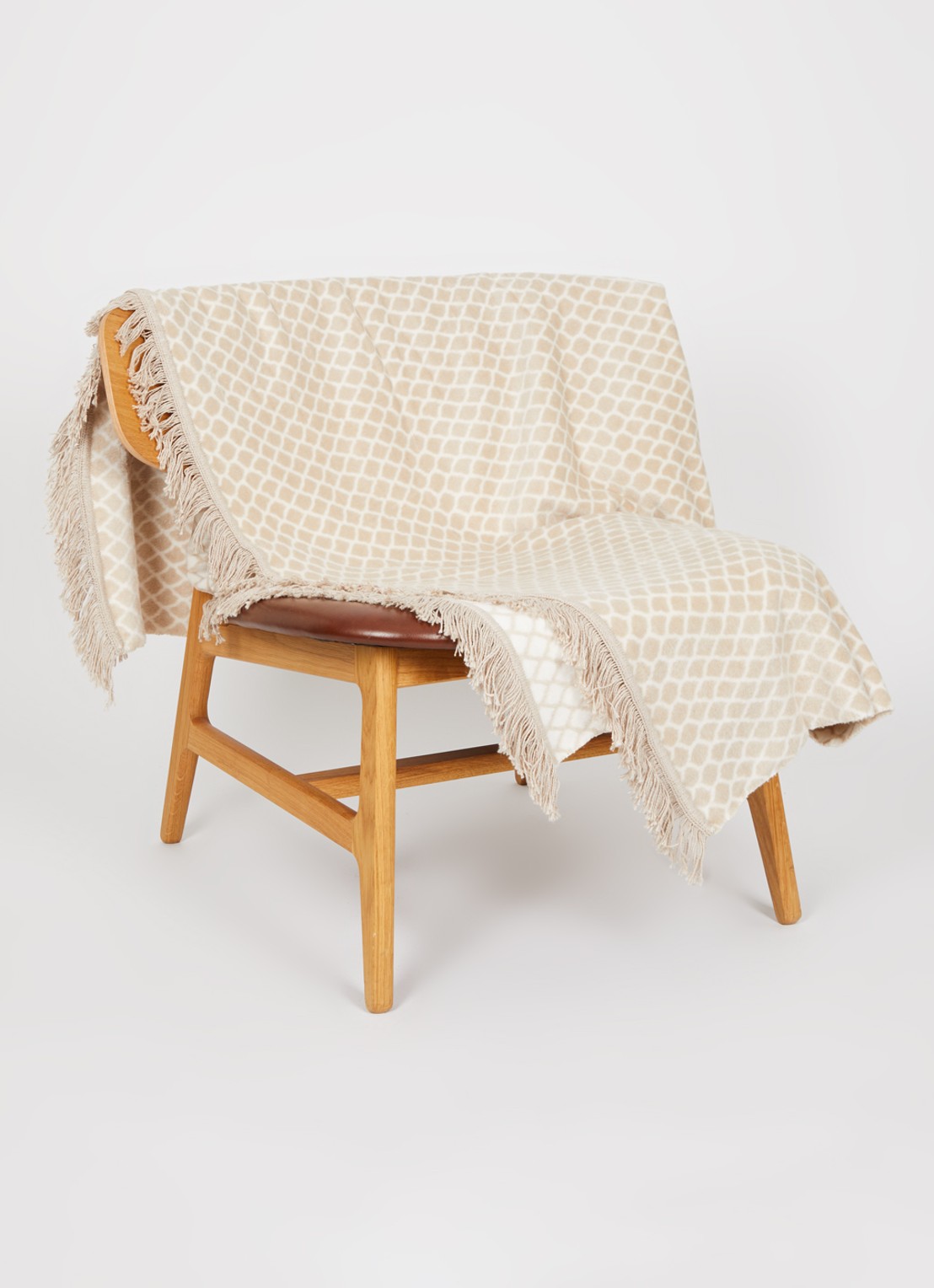 Claudi Colly plaid 150 x 200 cm - voorkant 2 beige