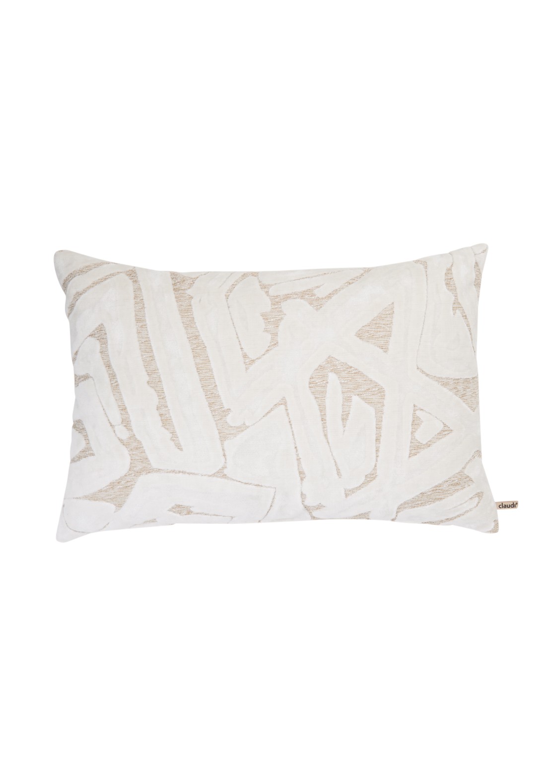 Claudi Dean sierkussen 40 x 60 cm - voorkant 3 beige