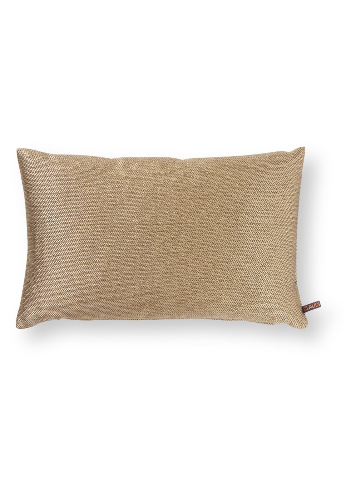 Claudi  Diamo sierkussen 30 x 45 cm - voorkant 2 goud