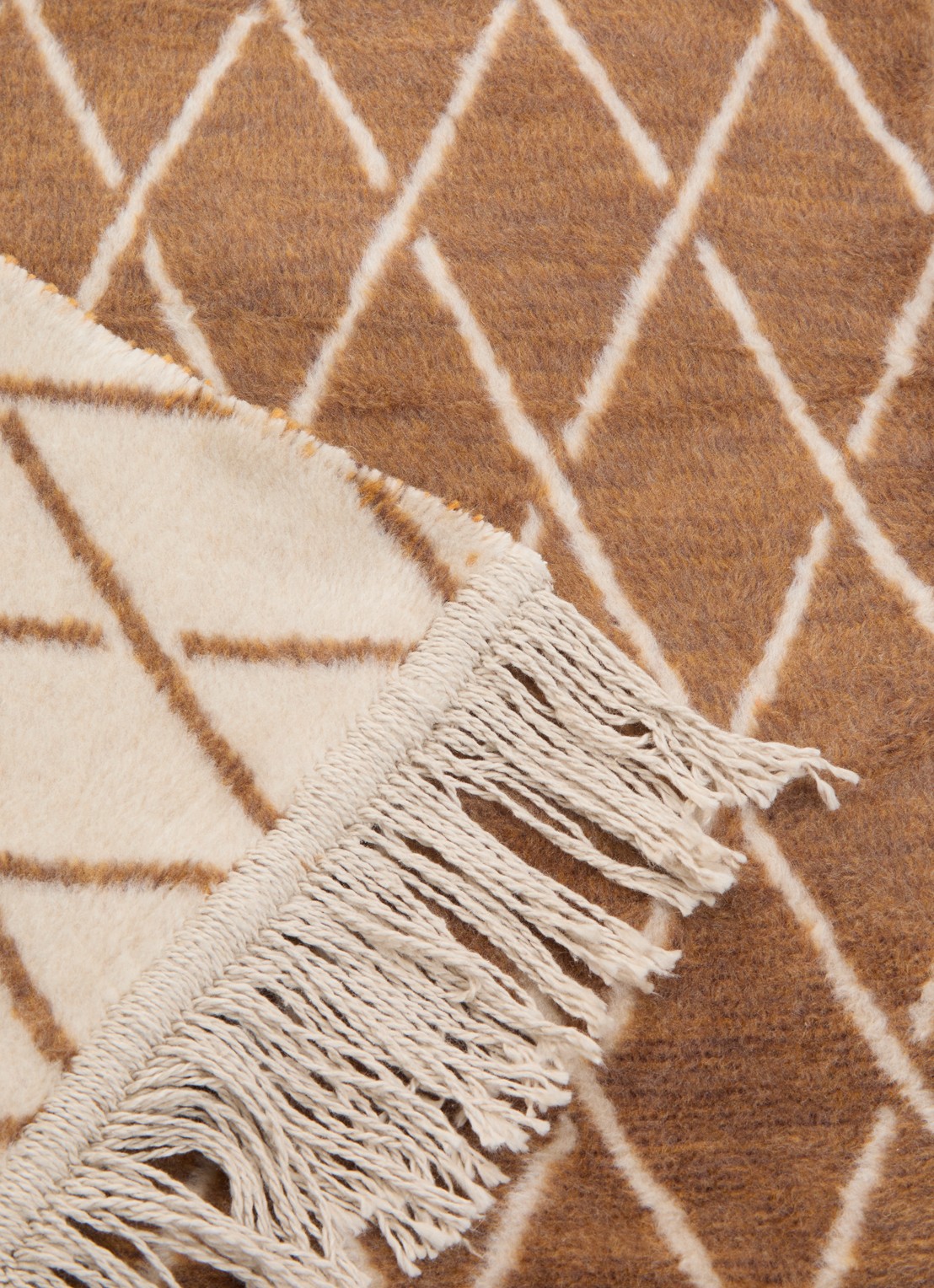 Claudi Dias plaid 150 x 200 cm - detail 3 camel