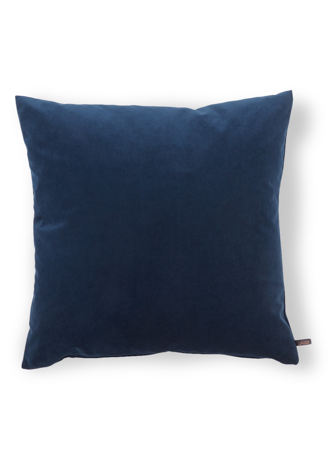 Claudi  Eathan sierkussen 50 x 50 cm - voorkant donkerblauw