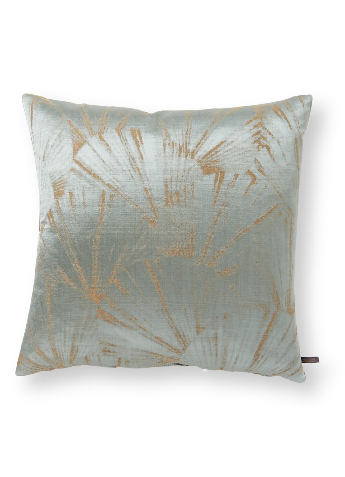 Claudi Eco Kilyan sierkussen 50 x 50 cm - voorkant 2 aquablauw