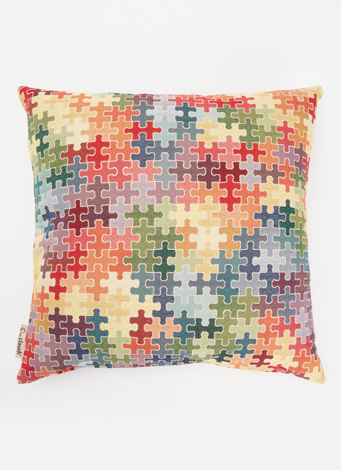 Claudi Graphic Puzzle sierkussen 50 x 50 cm - detail multicolor