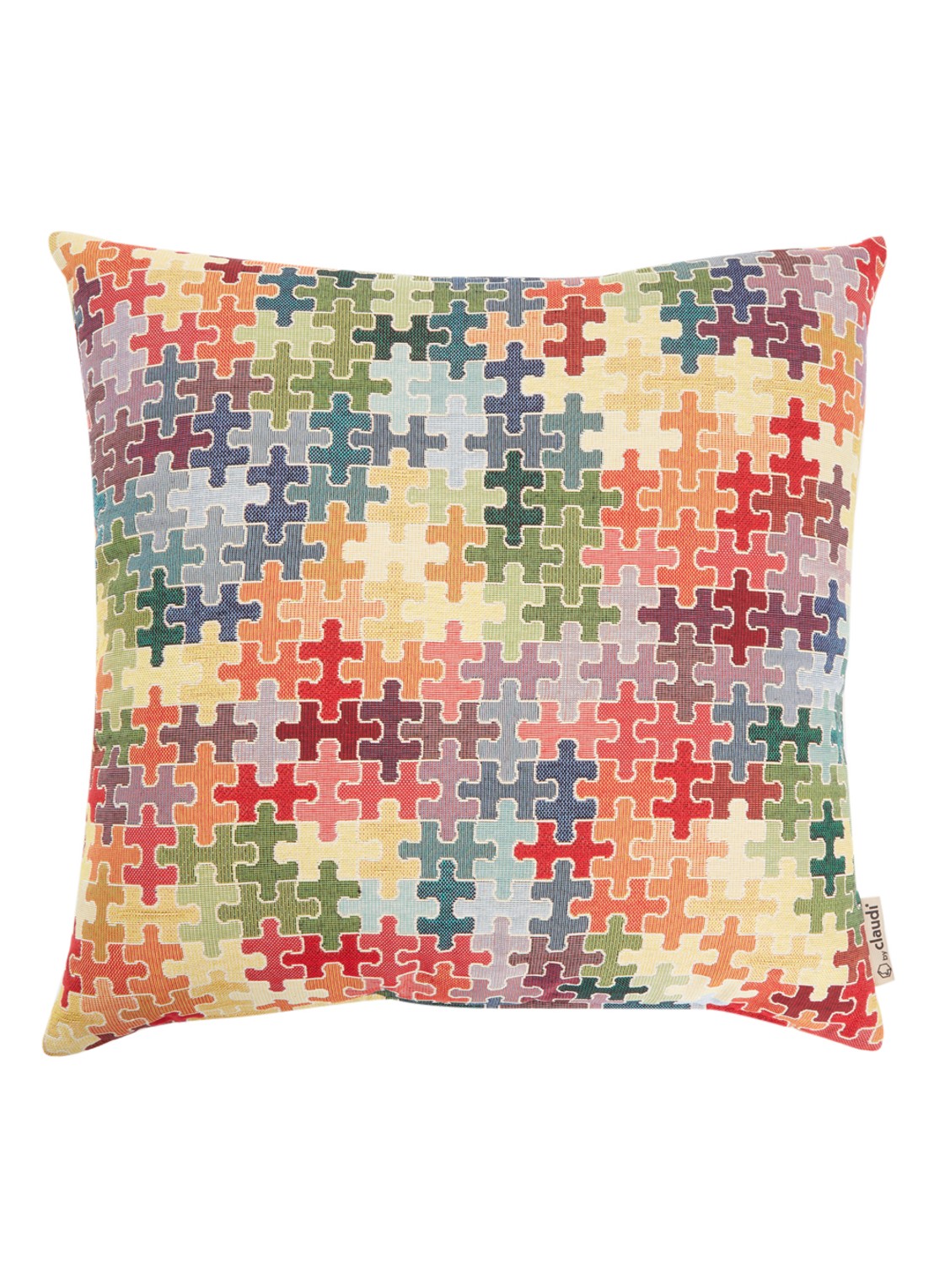 Claudi Graphic Puzzle sierkussen 50 x 50 cm - voorkant 3 multicolor