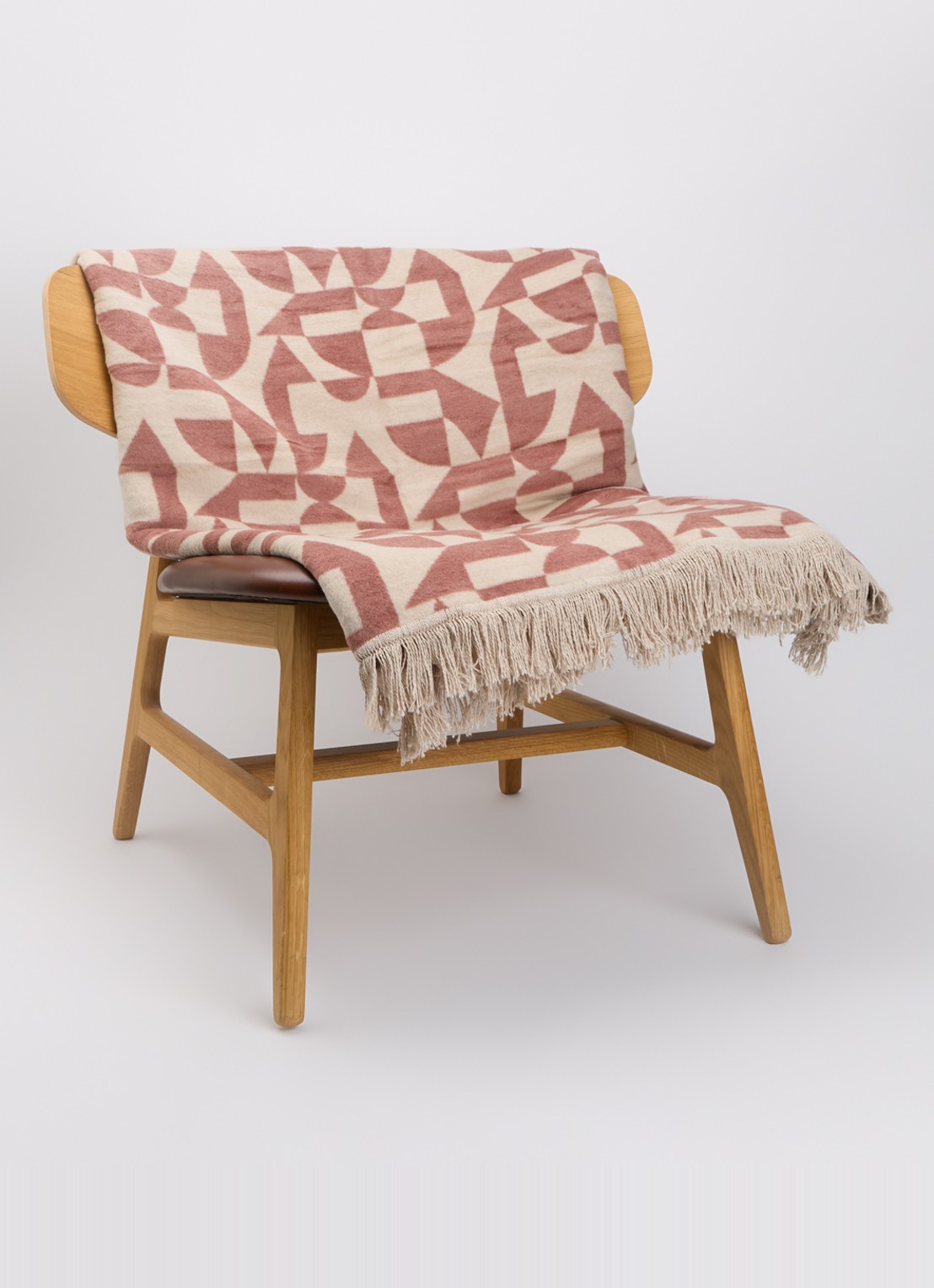 Claudi Lonata plaid 150 x 200 cm - voorkant 3 roze
