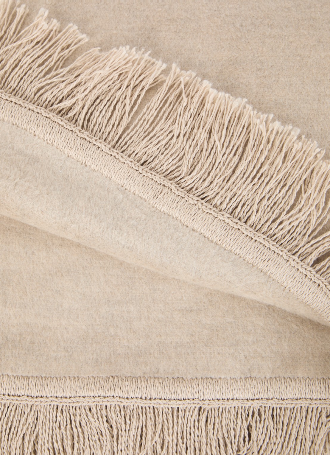 Claudi Paulos plaid in katoenblend 150 x 200 cm - detail grijs