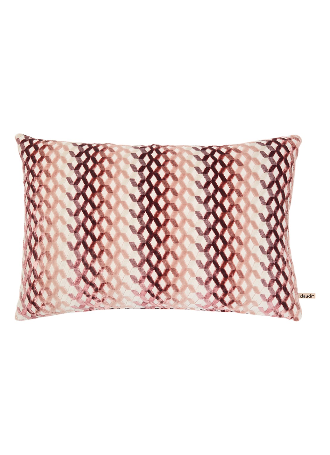 Claudi Stammel sierkussen 40 x 60 cm  - voorkant roze