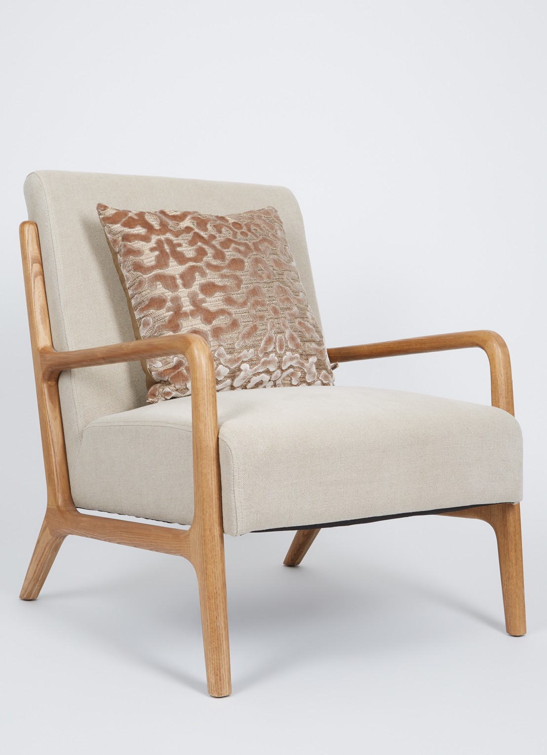 Claudi Talissa sierkussen 45 x 45 cm  - voorkant 4 beige