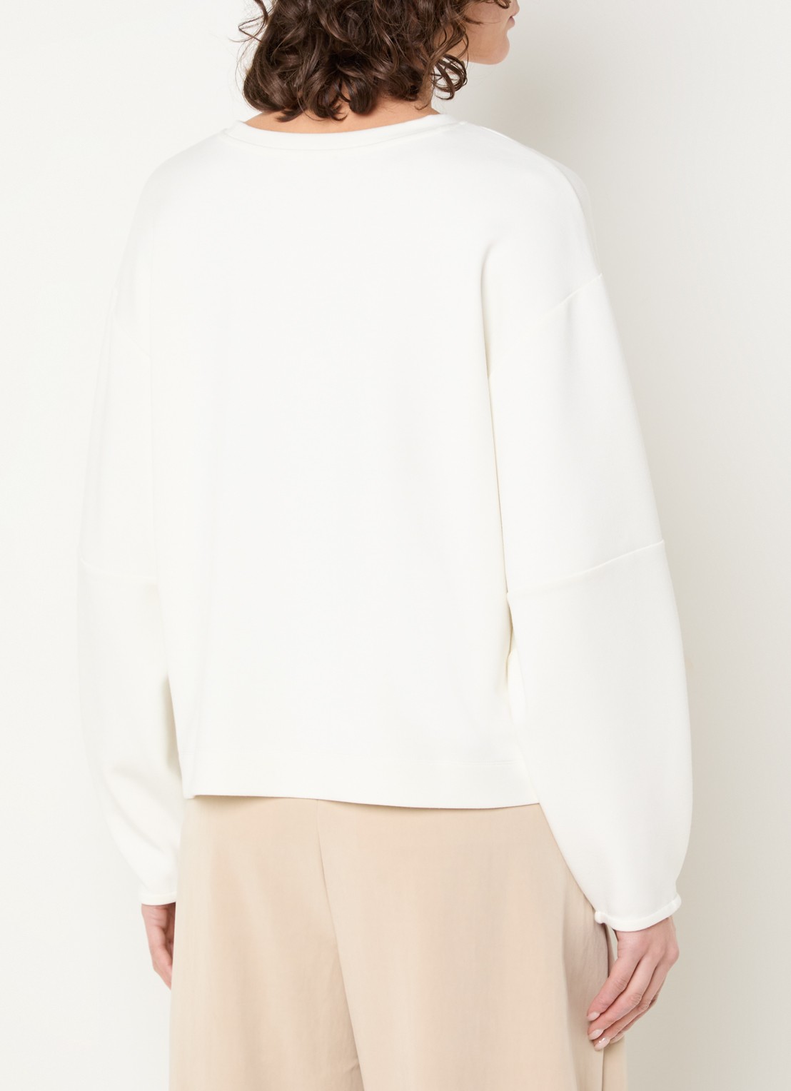 Claudia Sträter Sweater met ronde hals - achterkant 3 creme