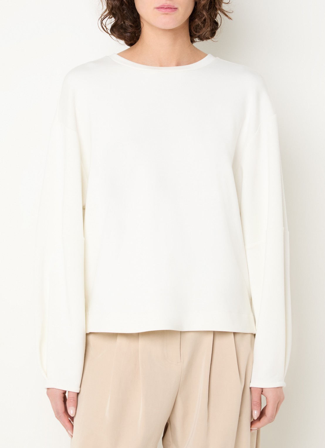 Claudia Sträter Sweater met ronde hals - detail 4 creme