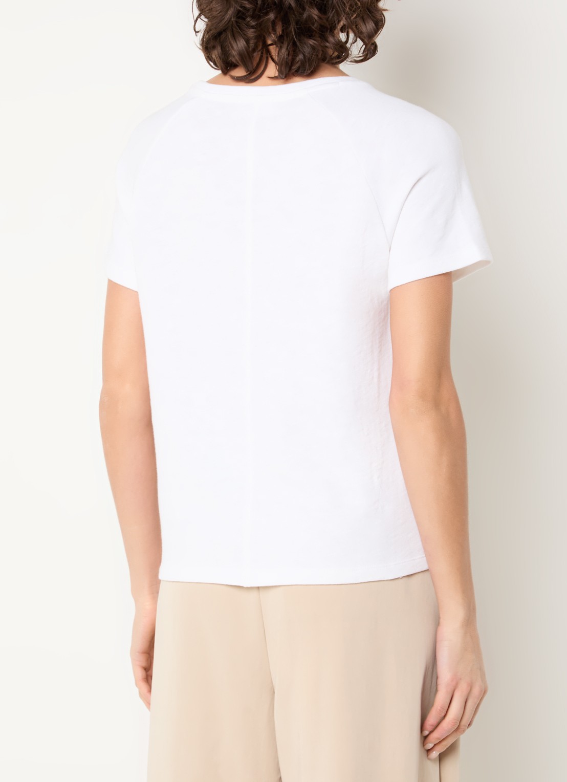 Claudia Sträter T-shirt met ronde hals - achterkant 3 wit