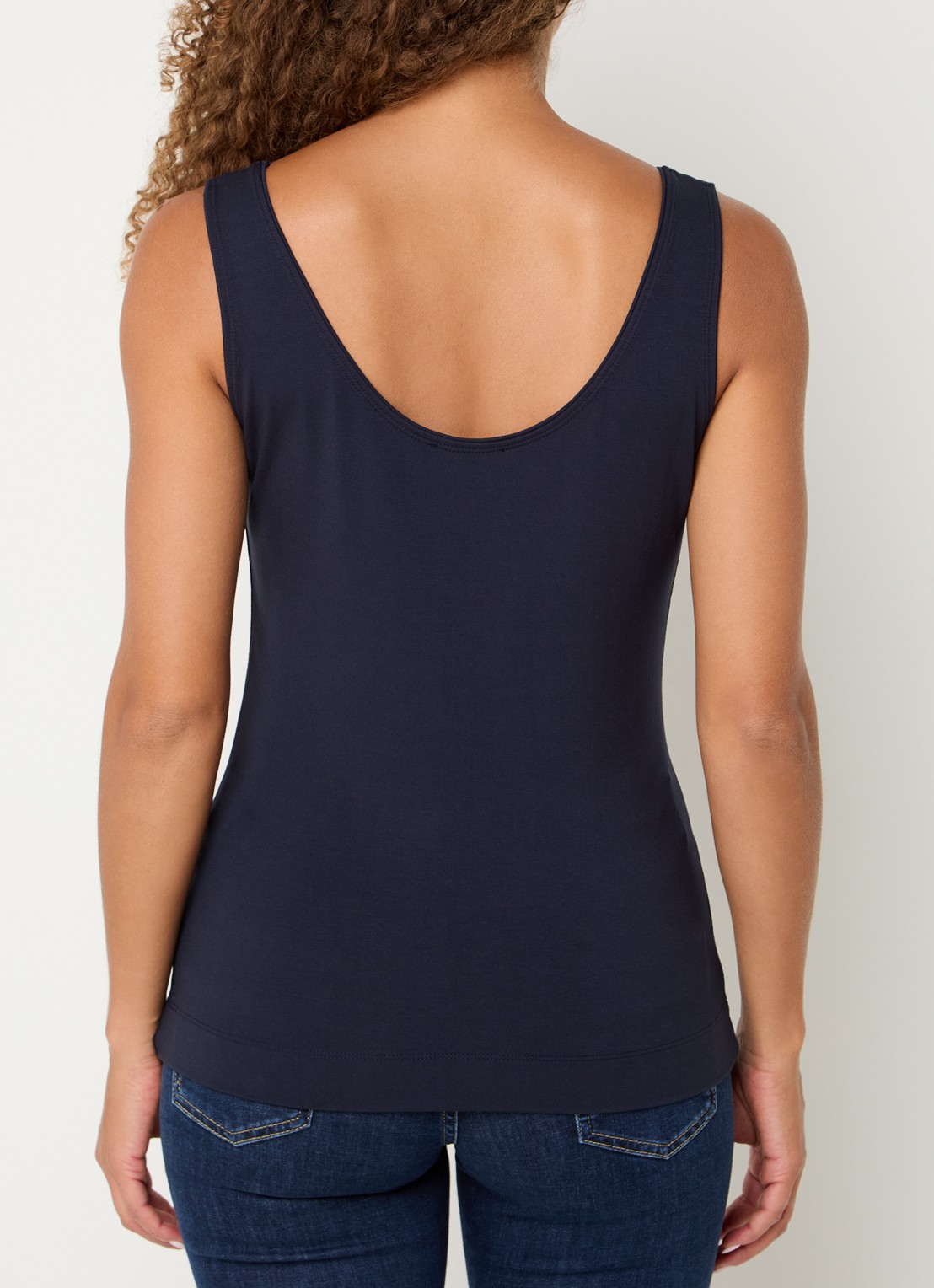Claudia Sträter Tanktop met ronde hals - achterkant 4 donkerblauw