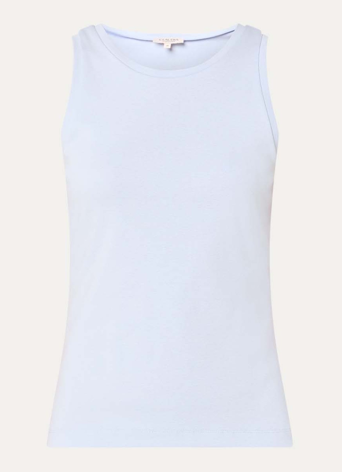 Claudia Sträter Tanktop met ronde hals - voorkant lichtpaars