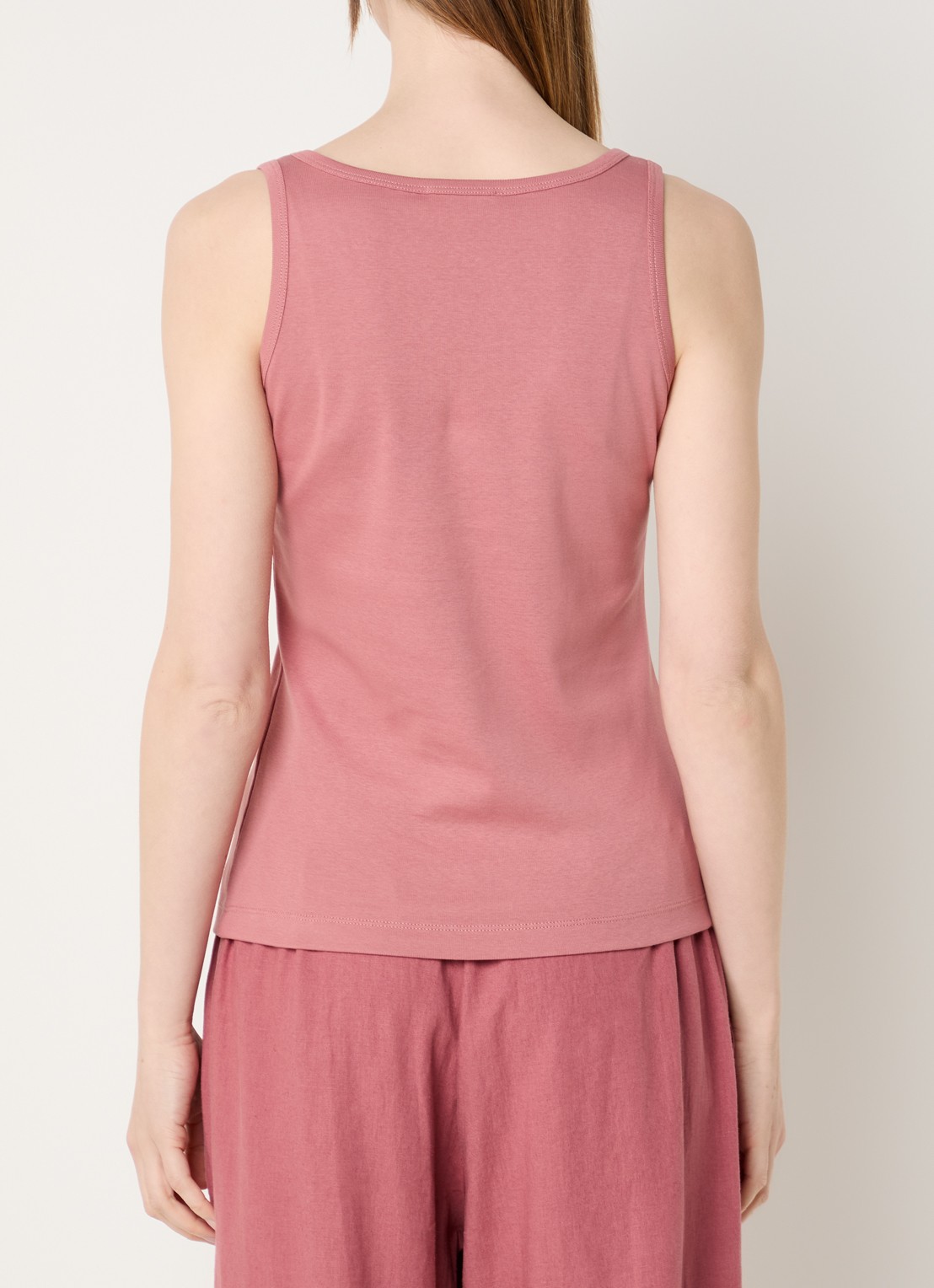 Claudia Sträter Tanktop met ronde hals - achterkant 2 oudroze