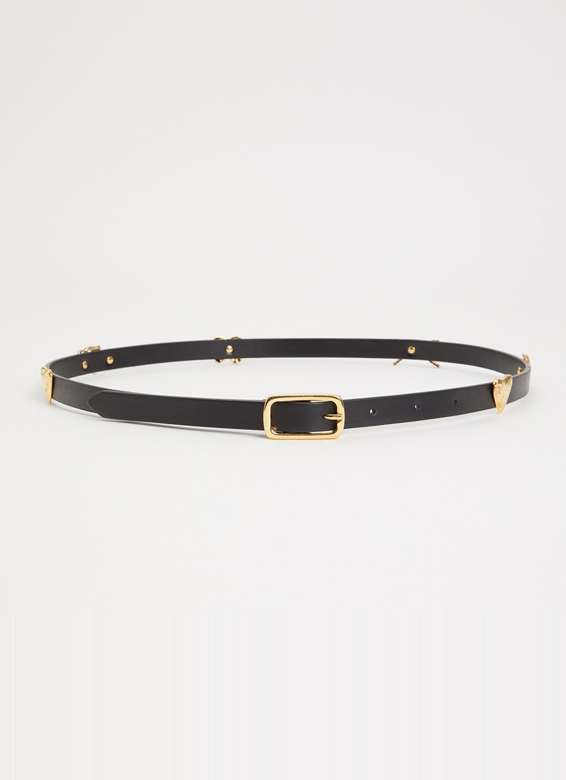 Claudie Pierlot Riem met bedels  - voorkant 2 zwart