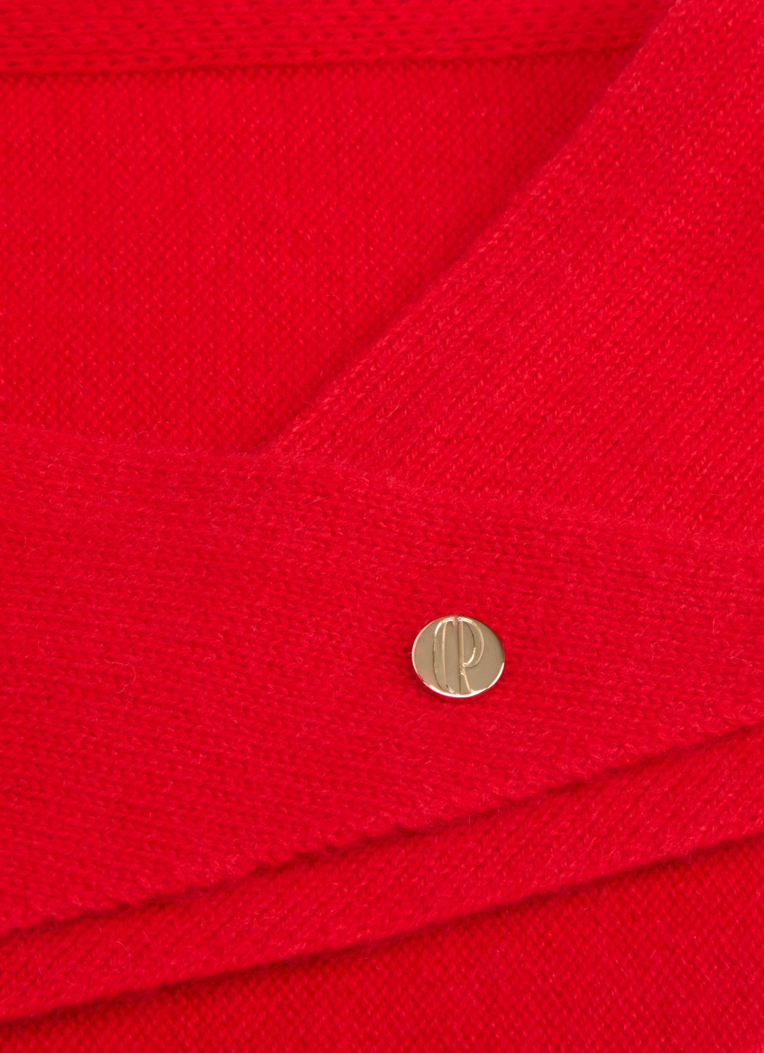 Claudie Pierlot Sjaal in kasjmier wolblend 90 x 35 cm - detail 3 rood