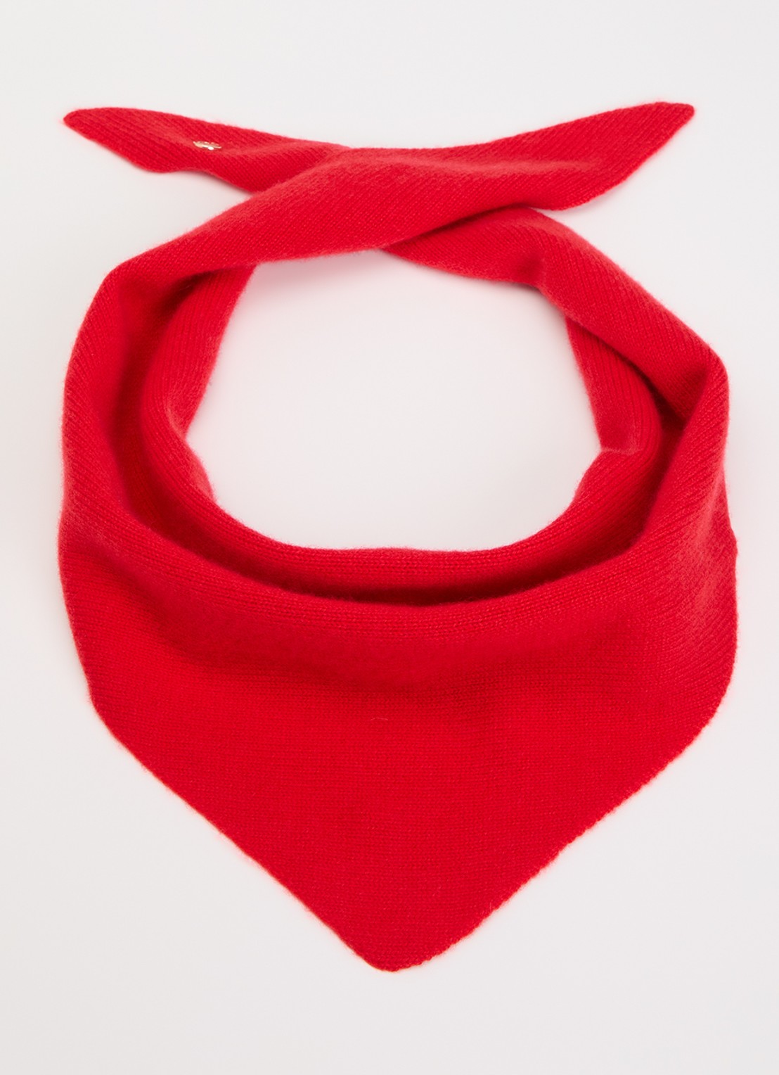 Claudie Pierlot Sjaal in kasjmier wolblend 90 x 35 cm - voorkant rood