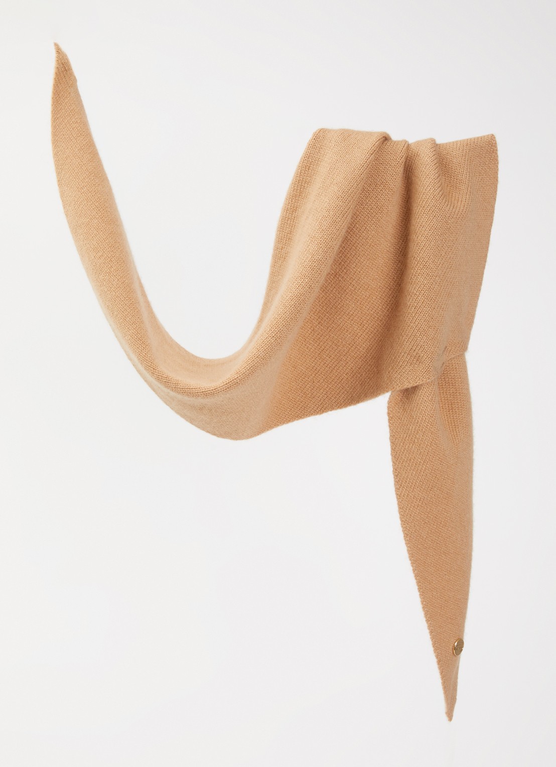 Claudie Pierlot Sjaal in kasjmier wolblend 90 x 35 cm - detail beige