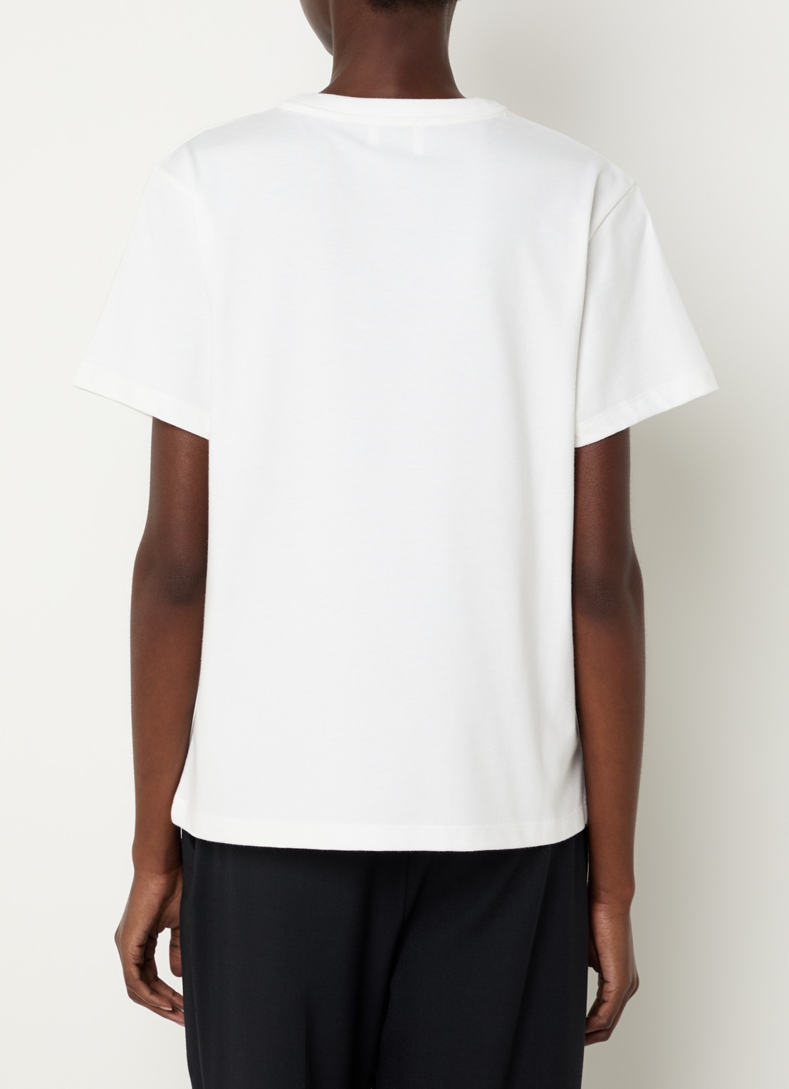 Claudie Pierlot T-shirt met stretch - achterkant 4 wit