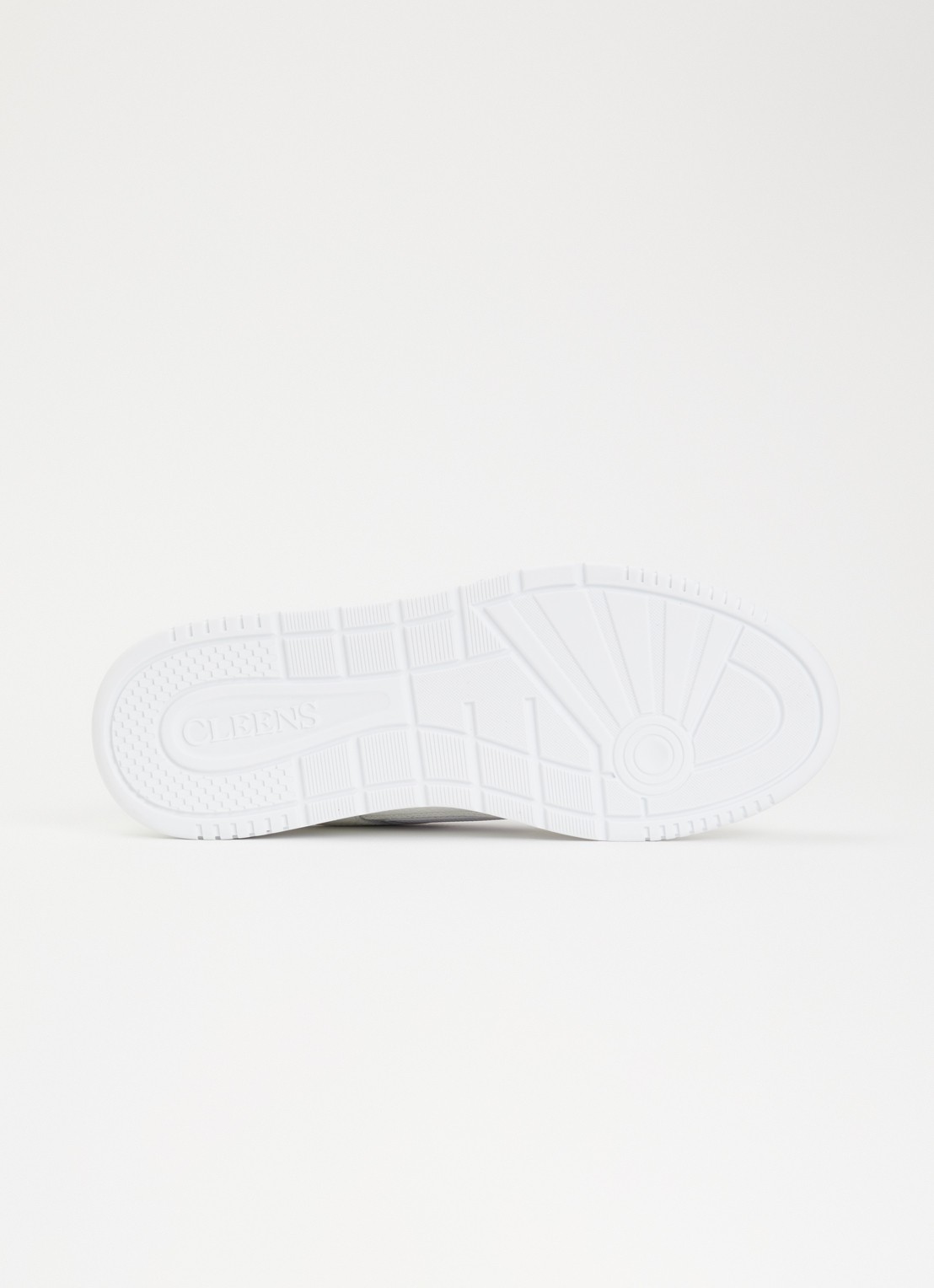 Cleens Lay Up sneaker met leren details - detail 3 wit