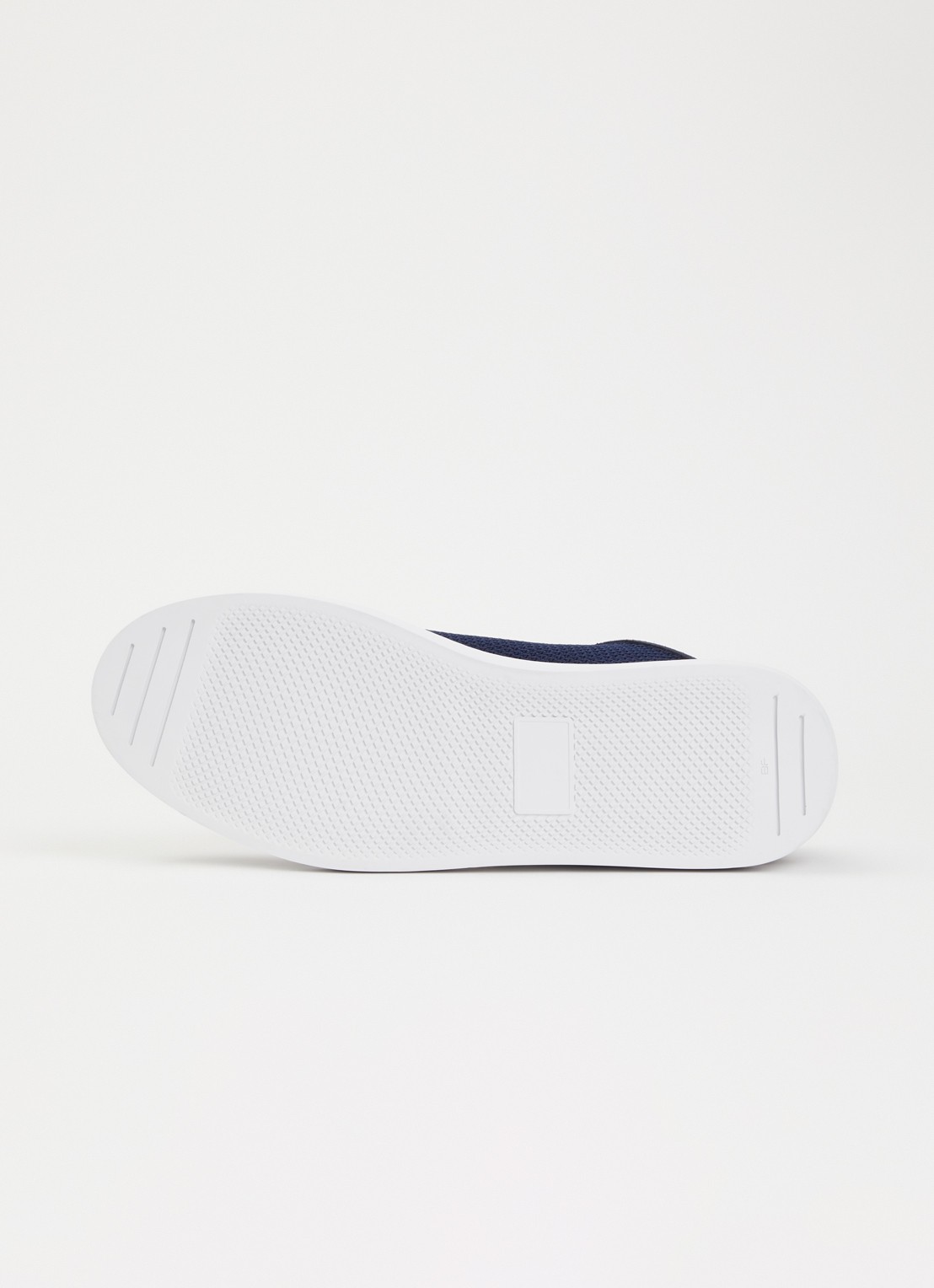 Cleens Luxor sneaker met suède details - detail 4 donkerblauw