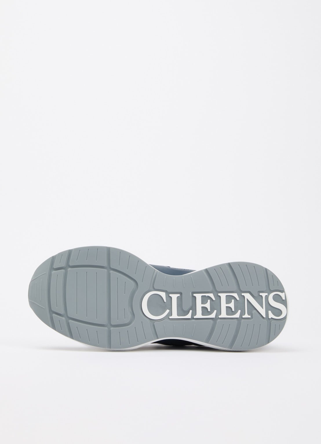 Cleens Podium sneaker van mesh met details van leer - detail 3 indigo